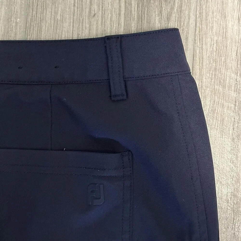 FootJoy Performance Knit Golf Pants Mens 31 x 25 Navy Blue 29016‎ Stretch Flat